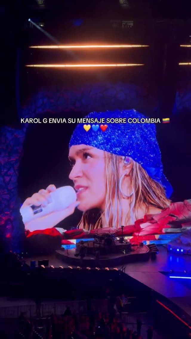 Karol G apoya a Colombia🇨🇴