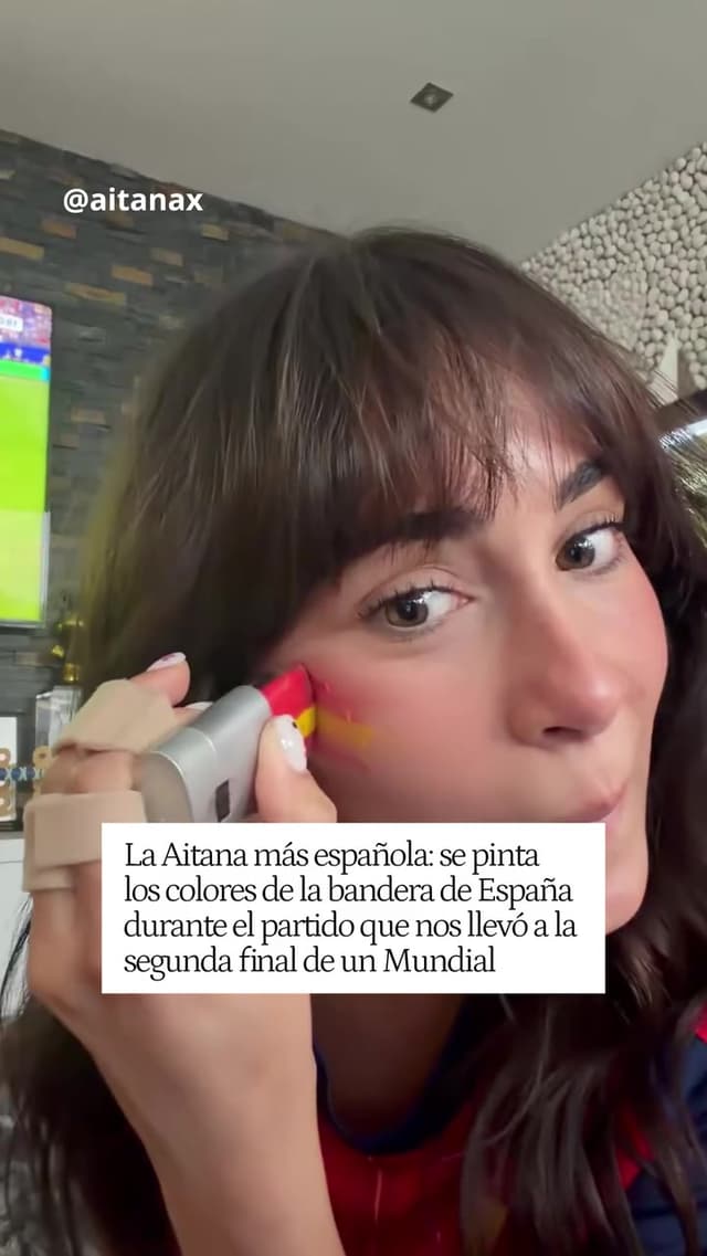 Aitana apoya a España en la final del Mundial 2026