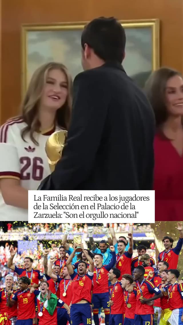 Familia Real recibe a la Selección Española en la Zarzuela 2026