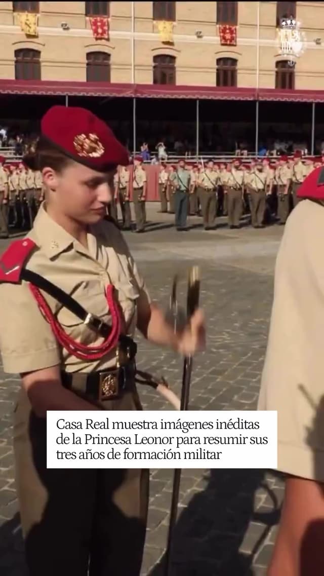 Formación militar de la princesa Leonor en España