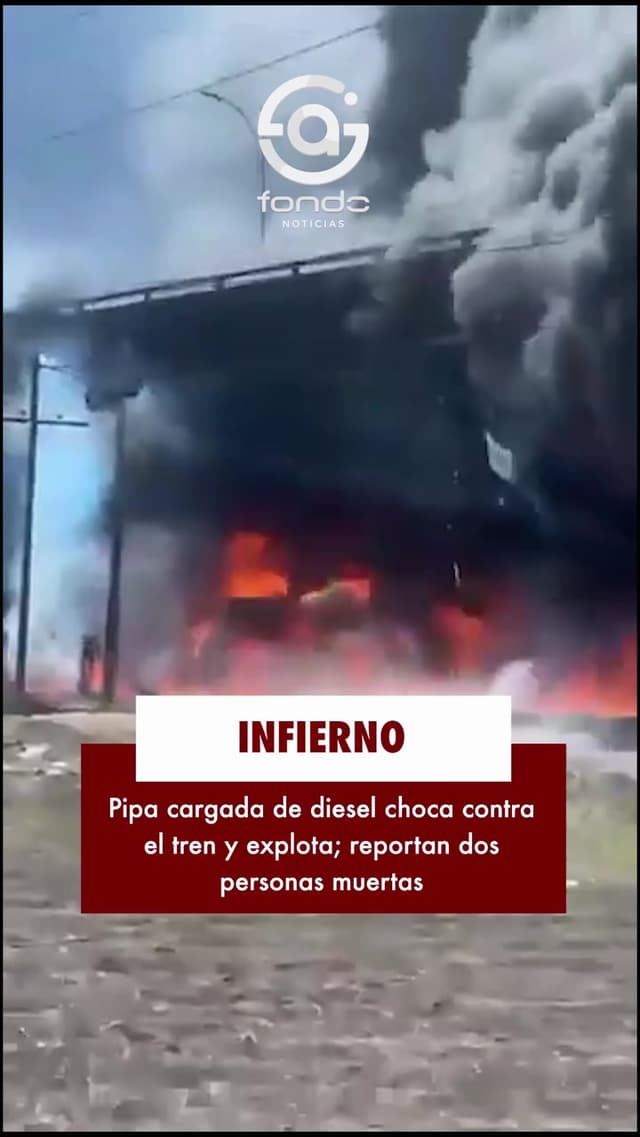Noticia tragedia tren Pipa intento ganar paso