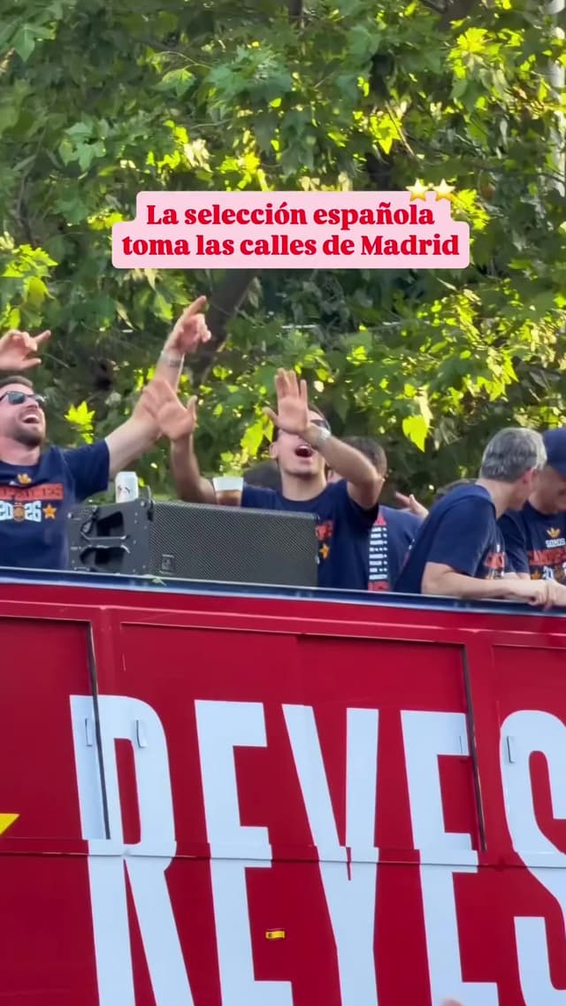 Madrid celebra la victoria de España