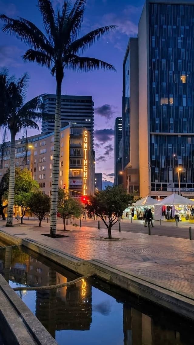 Linda noche en bogotá