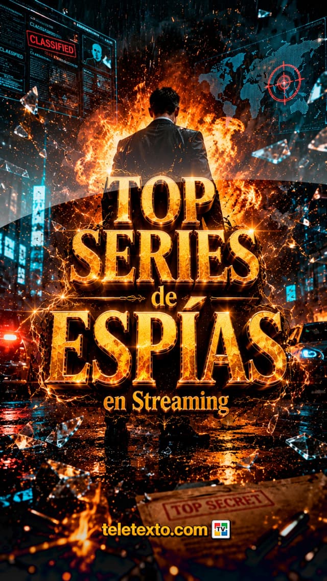 🕵️‍♀️🎬TOP Series de Espías y Misiones Secretas en Streaming🍿🛰️