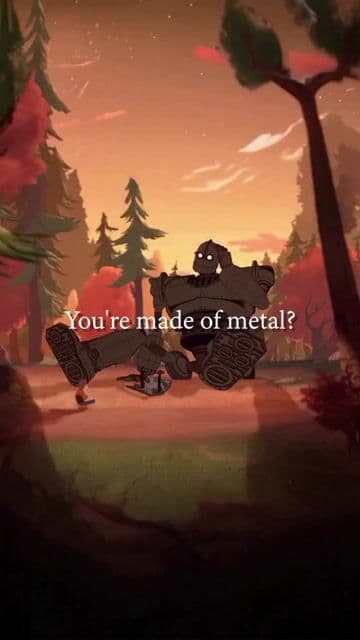 En 'The Iron Giant', la primera vez que el robot y Hogarth ven juntos el cómic de 'Superman' se convierte en un guiño central: el propio gigante anhela ser un héroe, no un arma, reflejando el conflicto nuclear de la época en que se ambienta la película.