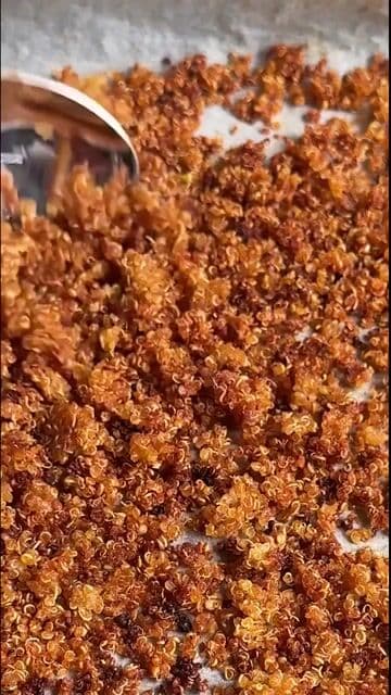 Ensalada de quinoa crujiente: diferente y apta para celíacos