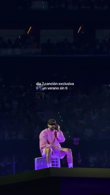 Un Verano Sin Ti fue la canción exclusiva interpretada en el séptimo concierto de Madrid en 2026. Un dato especial para fans de este tema y de los conciertos en España del tour.