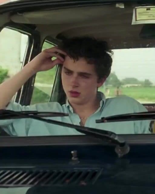 Timothee Chalamet en la escena que rompio millones de corazones. Cine que se siente.
