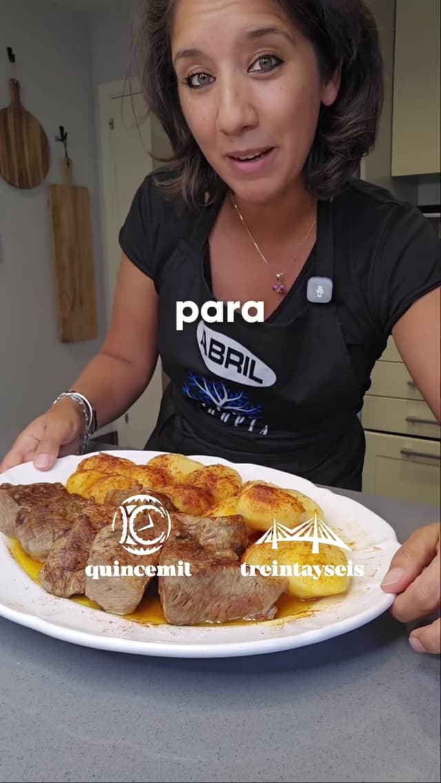 Receta gallega de ternera y patatas con Aceite Abril