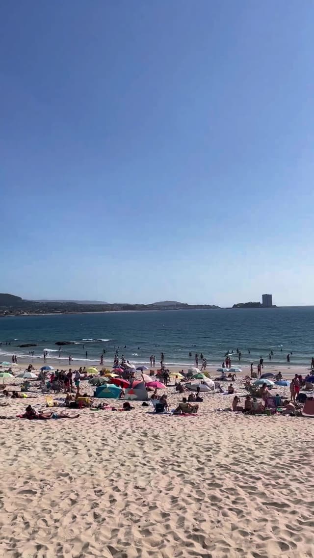 Playas de Vigo con altas temperaturas este verano