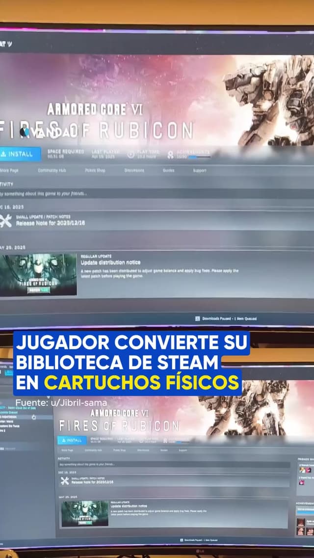Steam y el impacto del fin del formato físico en videojuegos