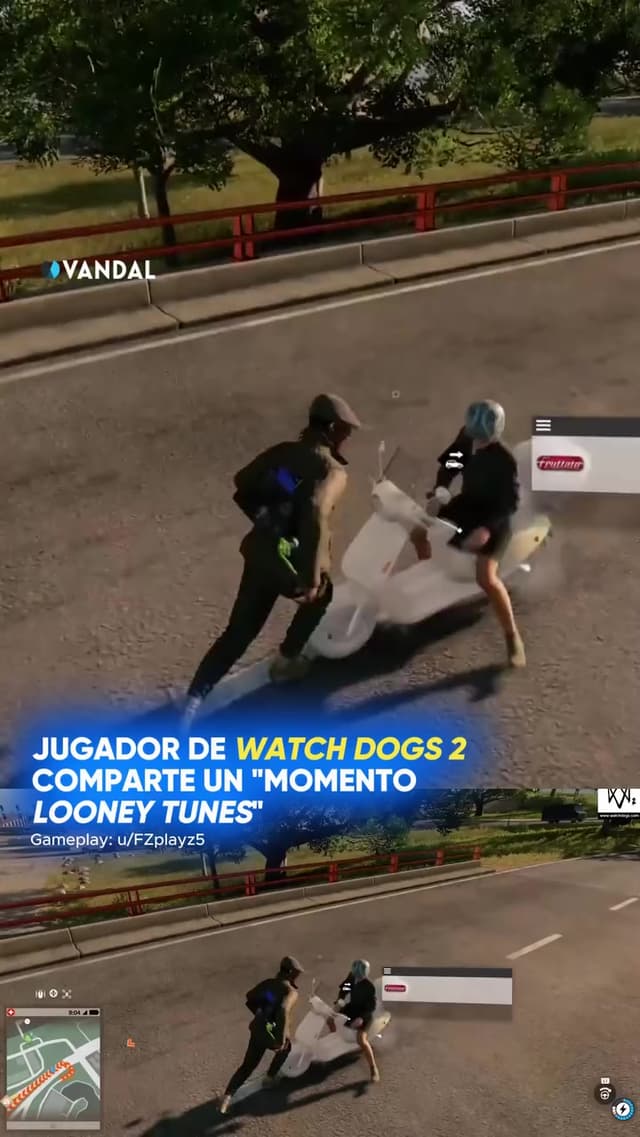 En 'Watch Dogs 2', los momentos inesperados del gameplay como el estilo Looney Tunes muestran el toque de humor del juego. Disponible en PS4, PS5 y Steam, destaca por su mezcla de acción y diversión.