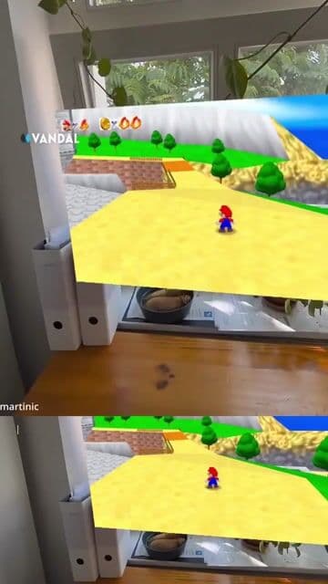 ¿Sabías que puedes experimentar 'Super Mario 64' como juego de realidad mixta? Versiones como 'Super Mario 64' DS y en Nintendo Switch han marcado historia, pero vivirlo en realidad mixta añade una nueva dimensión a este clásico.