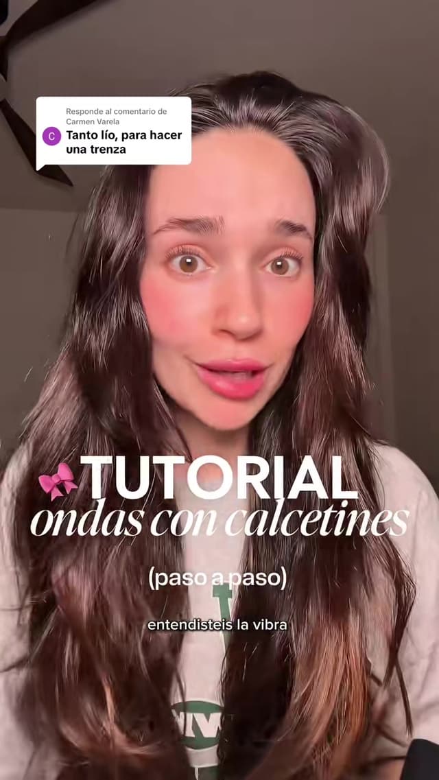 Cómo hacer ondas con calcetines paso a paso