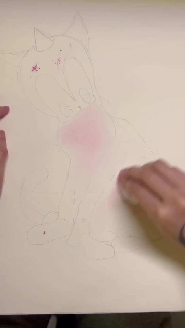 Arte con lápices de colores por Ruruki: personajes creativos