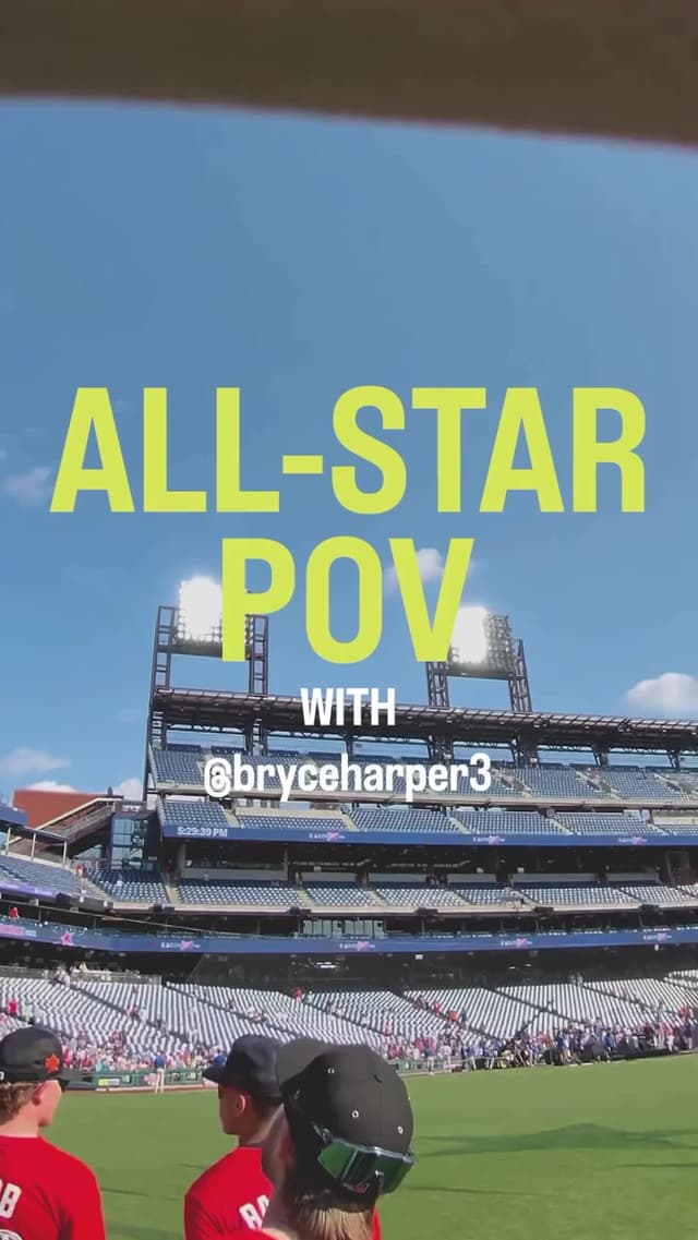 Bryce Harper en MLB All-Star Week con gafas Oakley