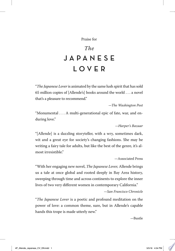 The Japanese Lover