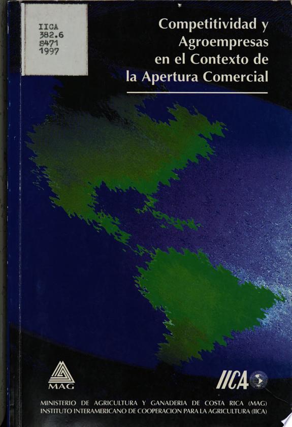 Book Competitividad y Agroempresas en el Contexto de la Apertura Comercial
