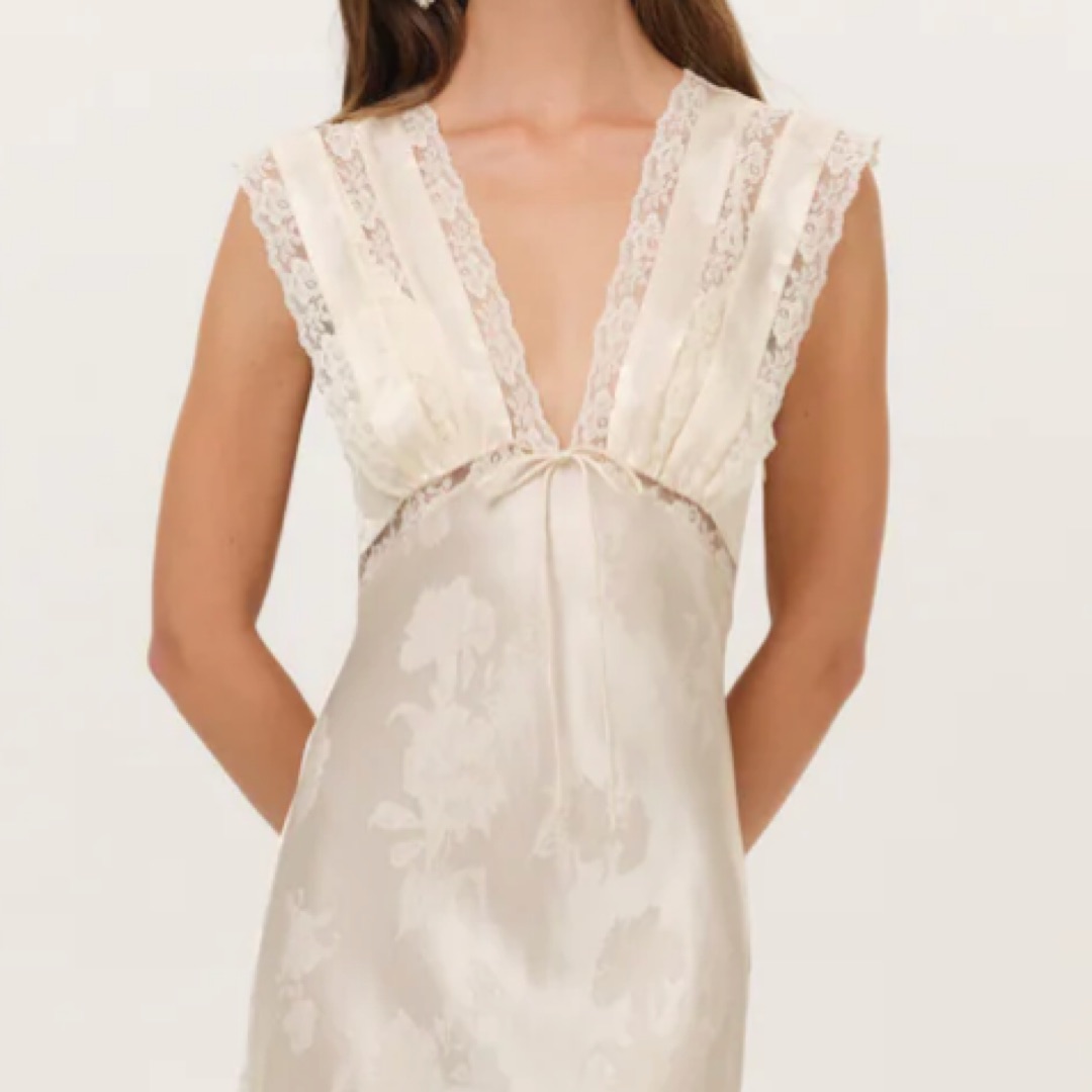 Vestido satinado lencero