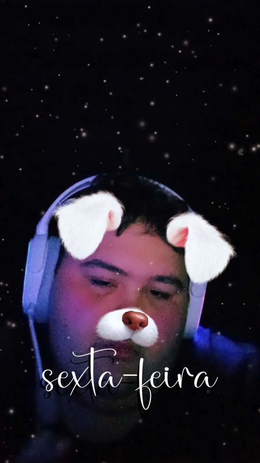 eu em forma de colinho