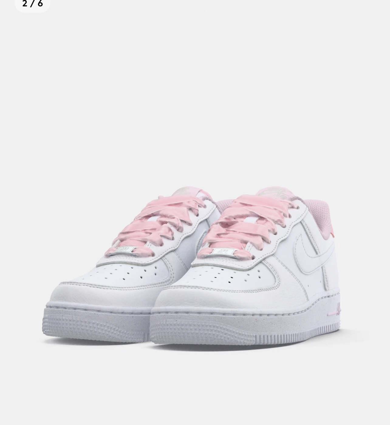 AIRFORCE 1 Brancas E Rosa Vintage