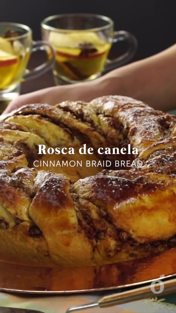 Esta rosca de canela es ideal si buscas una receta fácil para el Día de Reyes