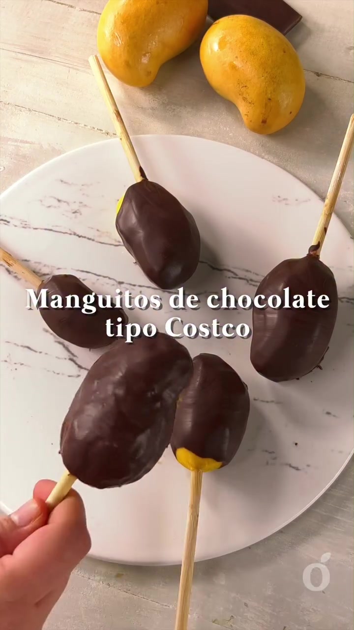 Si te encantan los mangos con chocolate, esta receta es para ti
