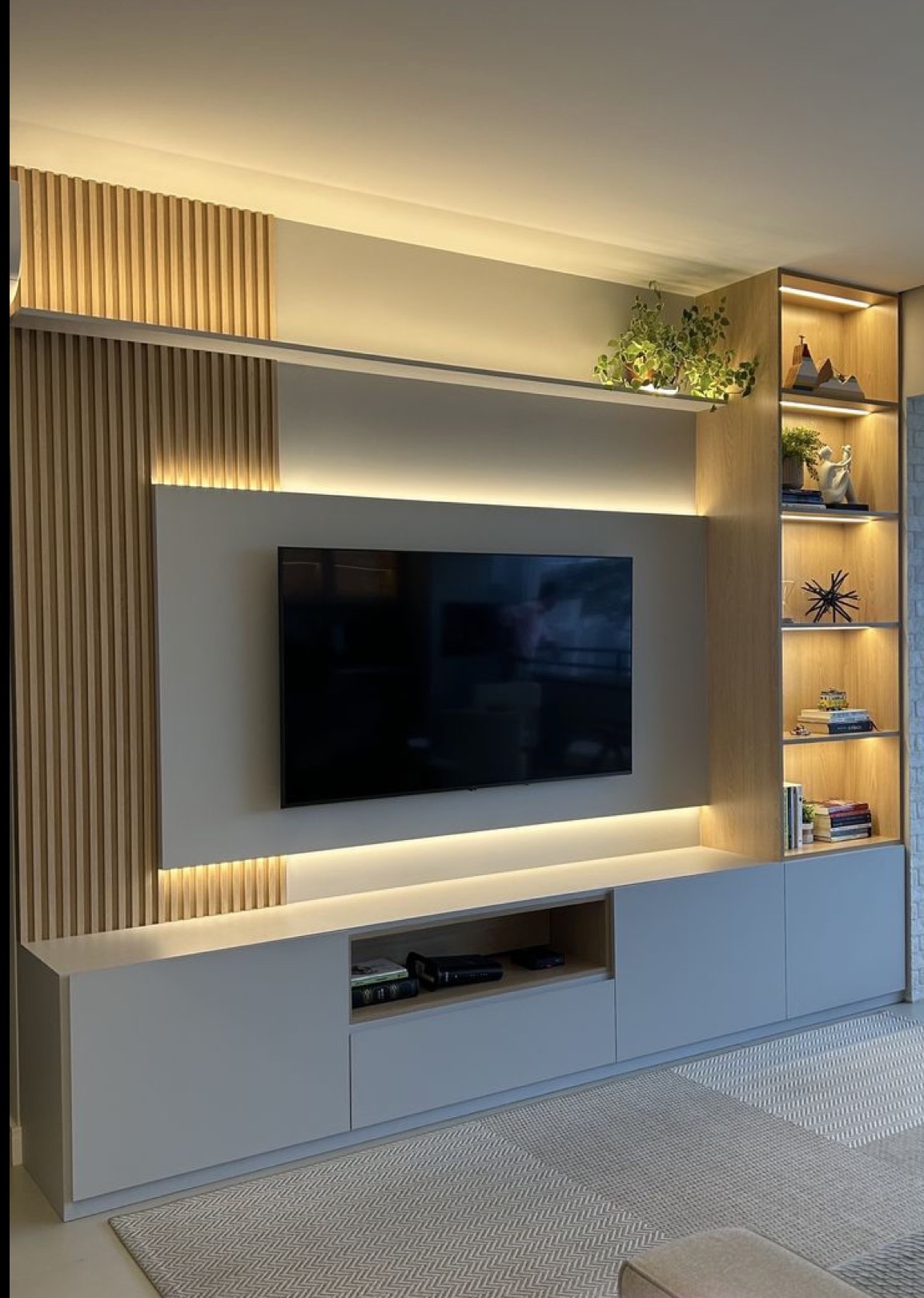 Social painel de televisão 