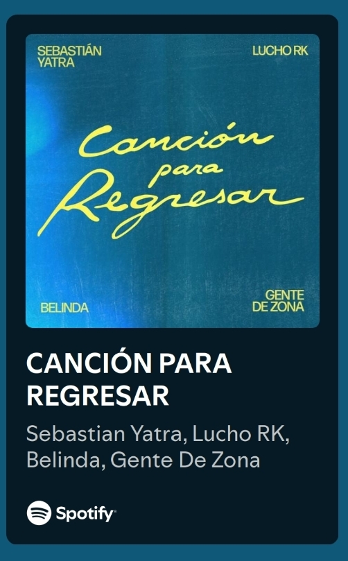Social Canción para regresar 