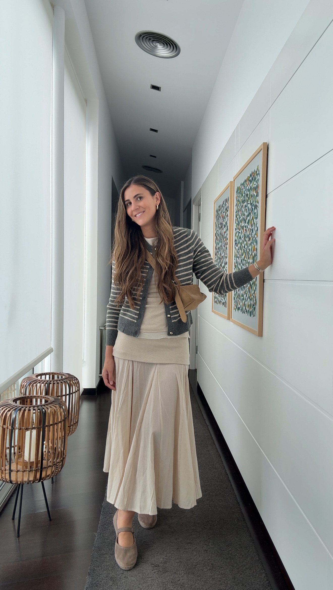 Social Cárdigan rayas 