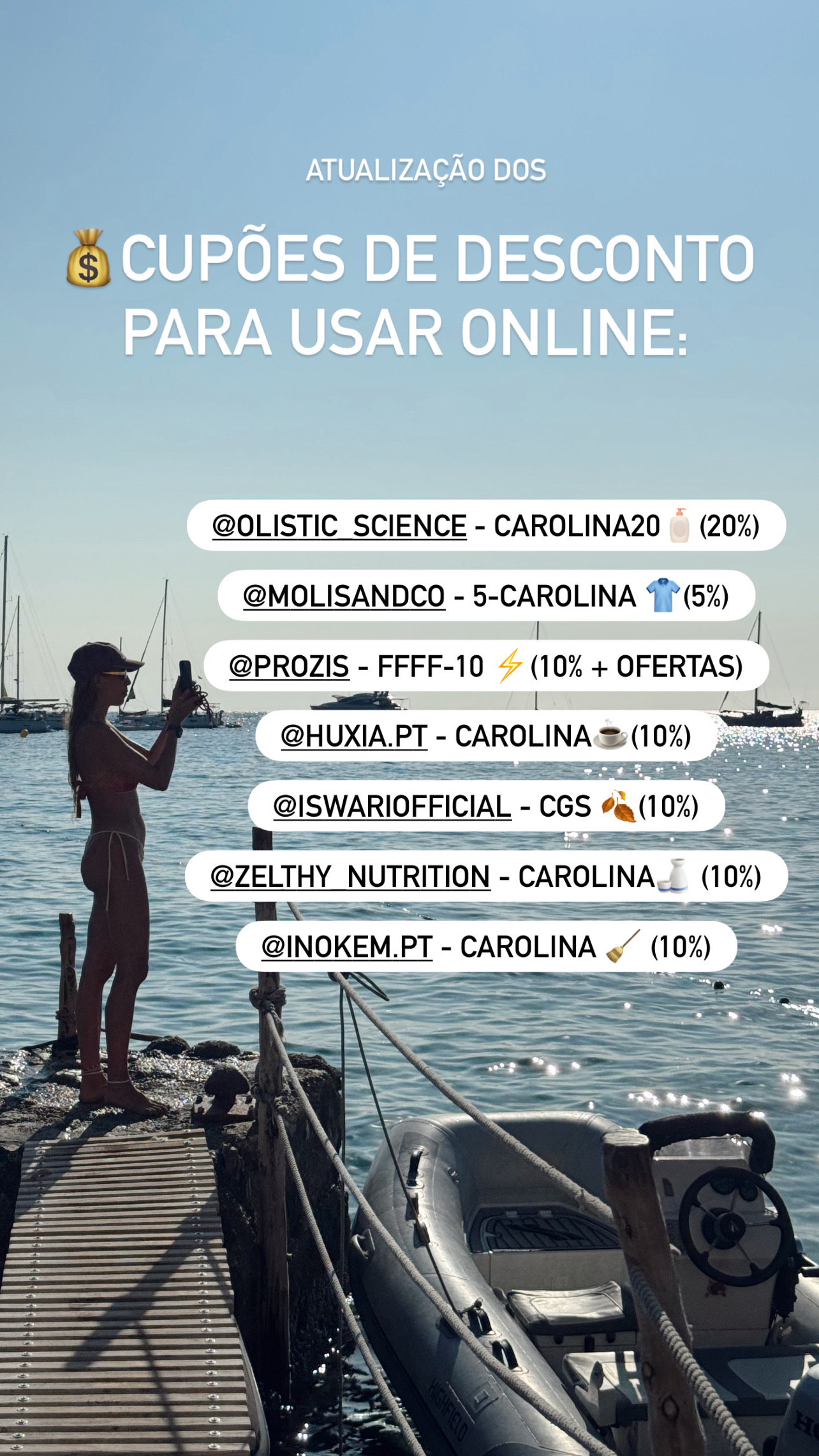 Social Atualização dos códigos de desconto