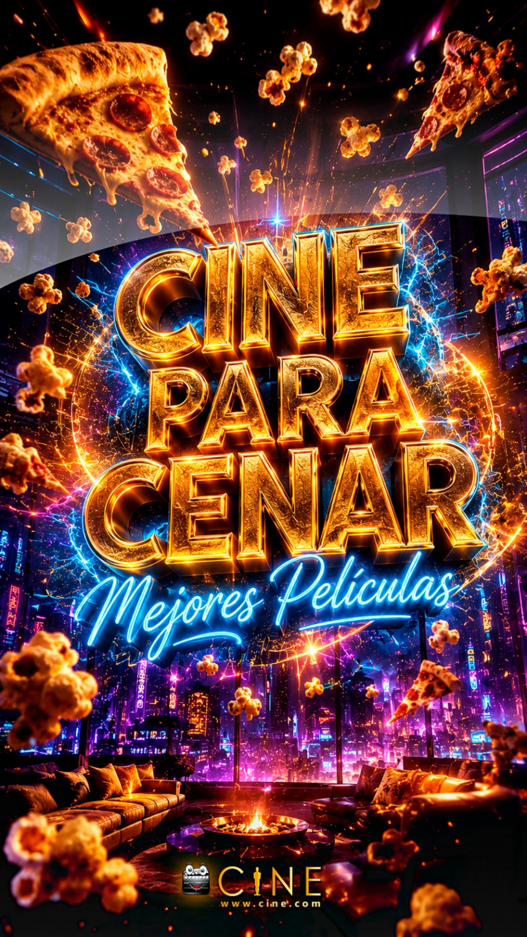 🍿🎥🍕 Películas para Ver Cenando. Mejores Pelis Ligeras✨ 🍔🎬