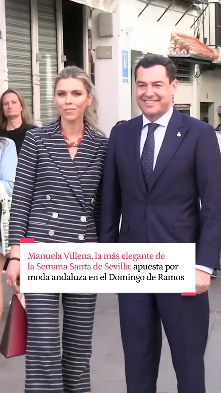 Social Manuela Villena, protagonista del Domingo de Ramos en Sevilla