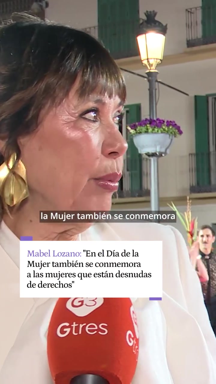 Social Mabel Lozano reivindica el Día de la Mujer en el Festival de Málaga