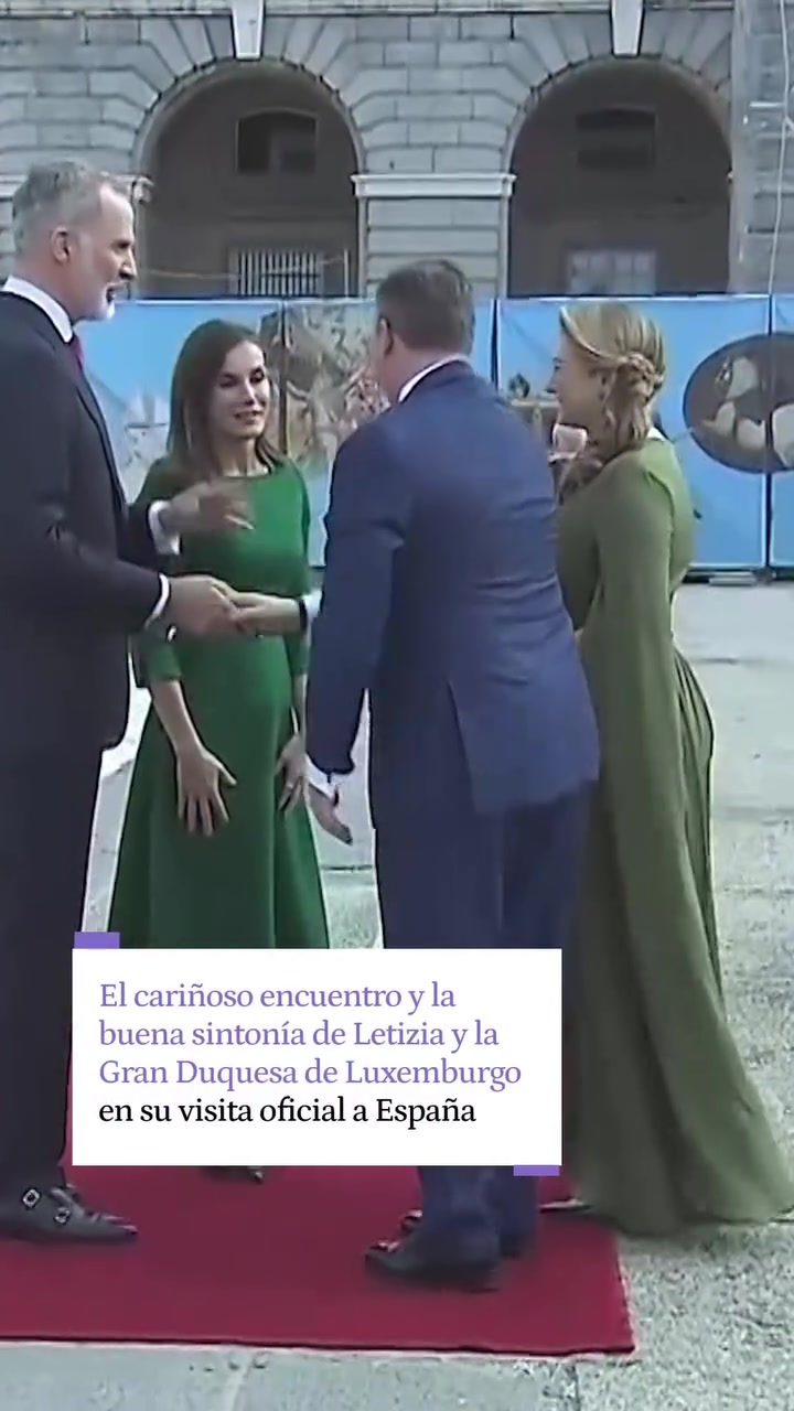 Sorpresa en el Palacio Real: los Reyes reciben en tonos verdes tras inaugurar ARCO
