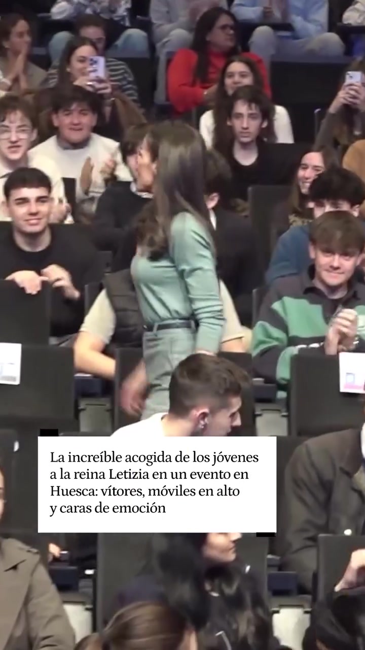 Social La reina Letizia arrasa en Huesca