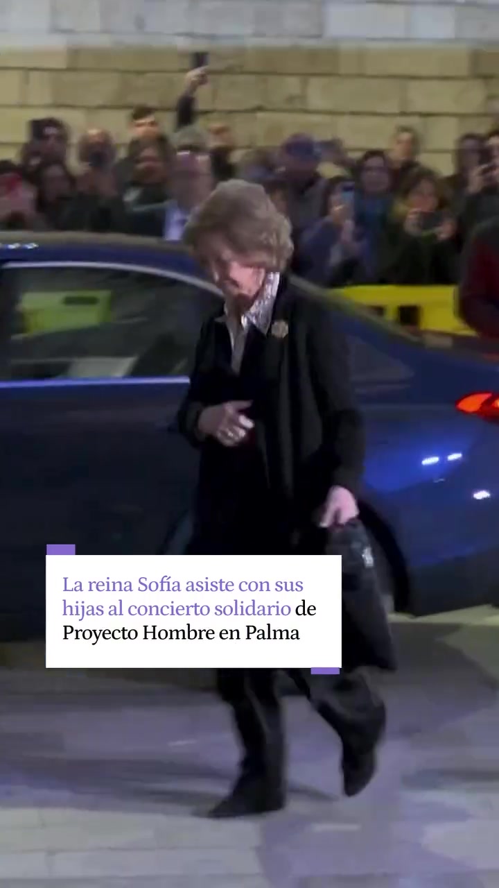 Social La reina Sofía y su familia en el concierto solidario de Semana Santa en Mallorca