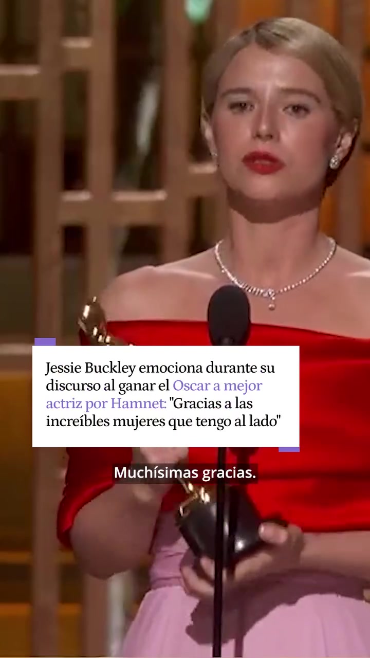 Social Jessie Buckley hace historia en los Oscar 2026 con 'Hamnet'