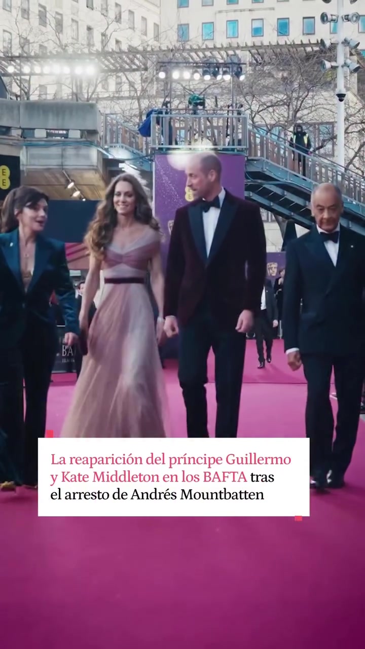 Social Kate Middleton y Guillermo juntos en los BAFTA 2026