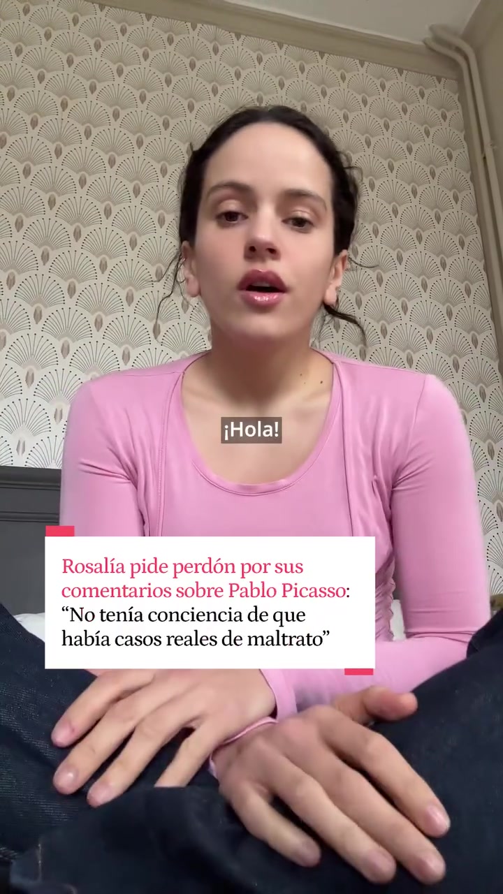 Social Rosalía pide perdón por sus palabras sobre Pablo Picasso