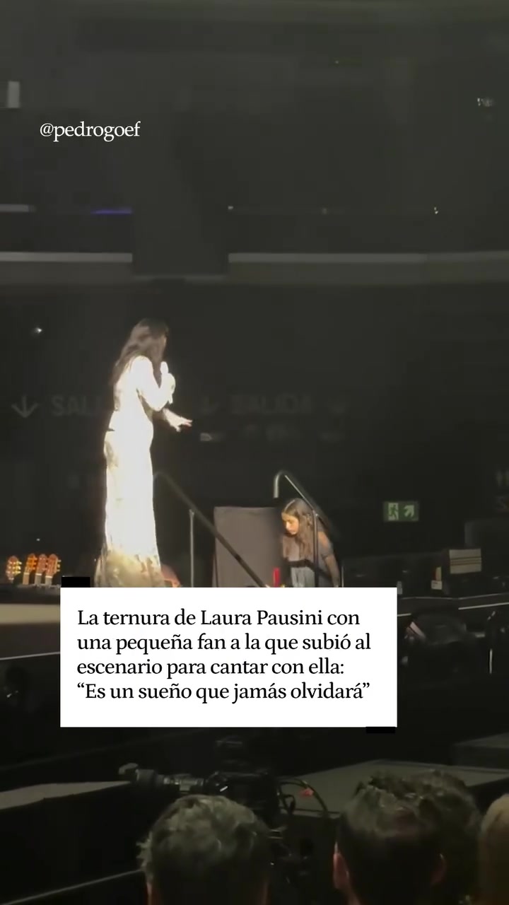 Social Laura Pausini y el momento más emotivo de su 'Yo Canto World Tour' en Valencia