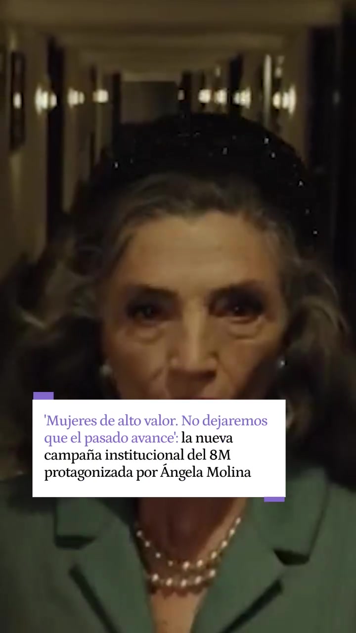 Social Ángela Molina protagoniza la campaña del 8M del Ministerio de Igualdad