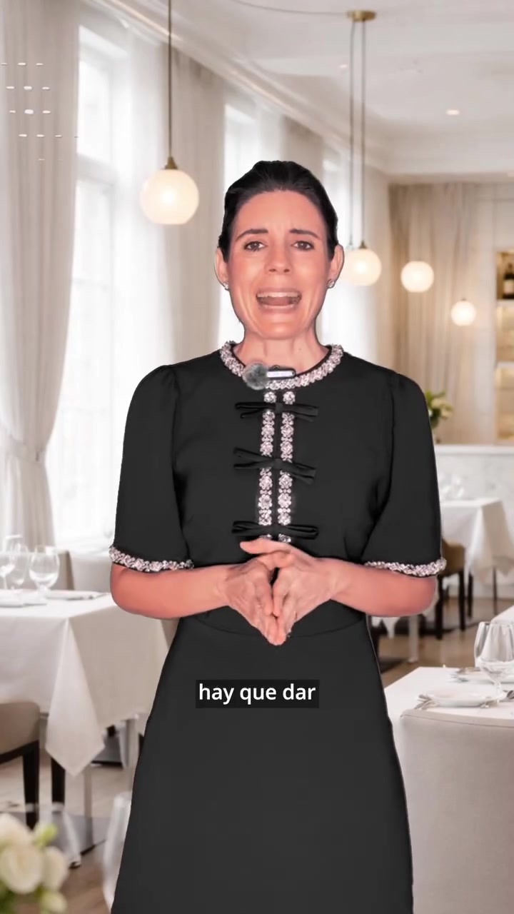 ¿Cuántas veces hay que dar las gracias a un camarero?