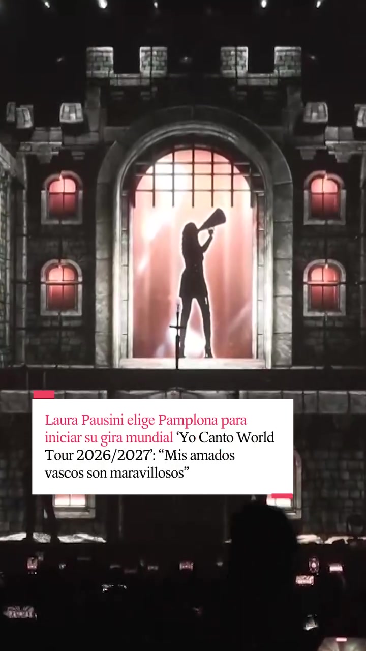 Social Laura Pausini arranca su 'Yo Canto World Tour' en Pamplona