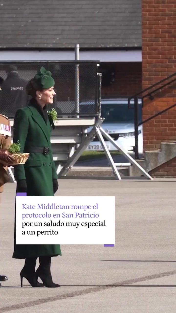 Kate Middleton protagoniza un momento viral en el desfile de San Patricio