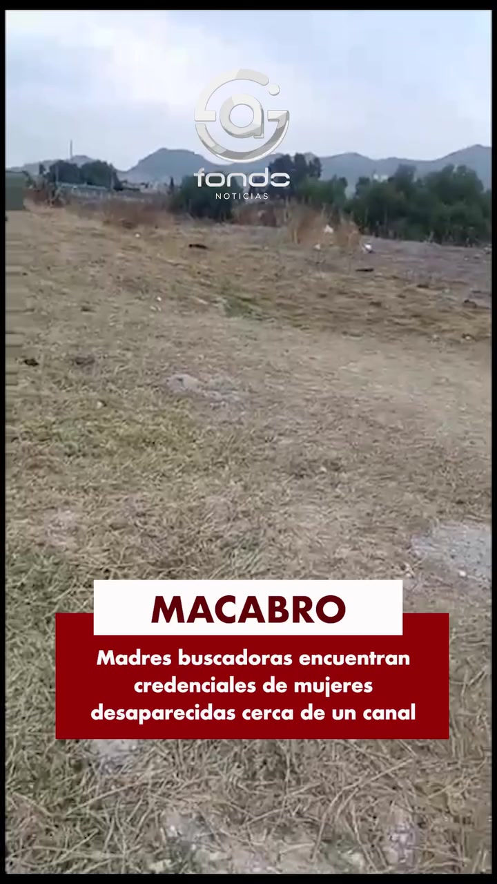 Hallan credenciales de mujeres en canal de aguas negras Estado de México