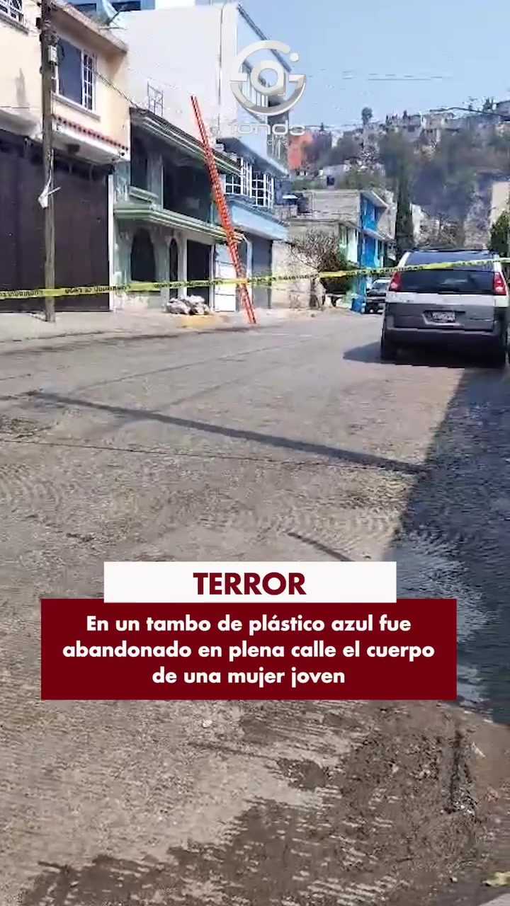 Feminicidio Ecatepec: joven encontrada en tambo azul