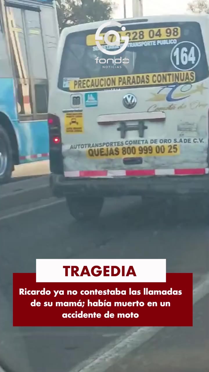 Historia real: hijo no contesta llamadas antes de accidente fatal
