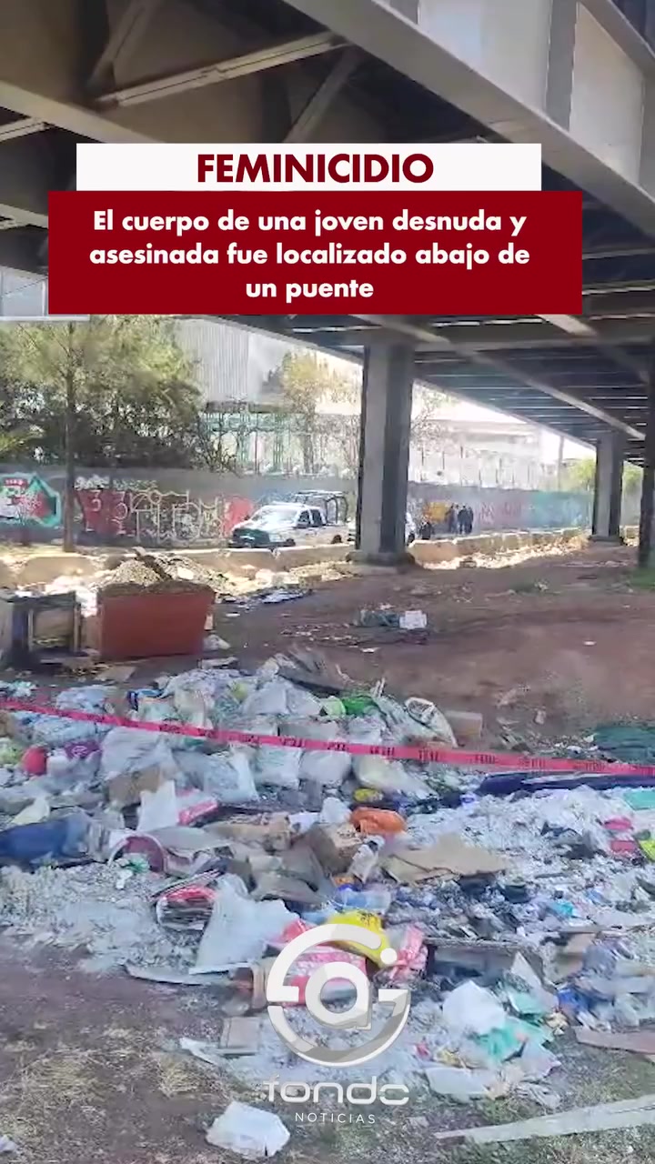 Joven encontrada muerta bajo puente en Estado de México