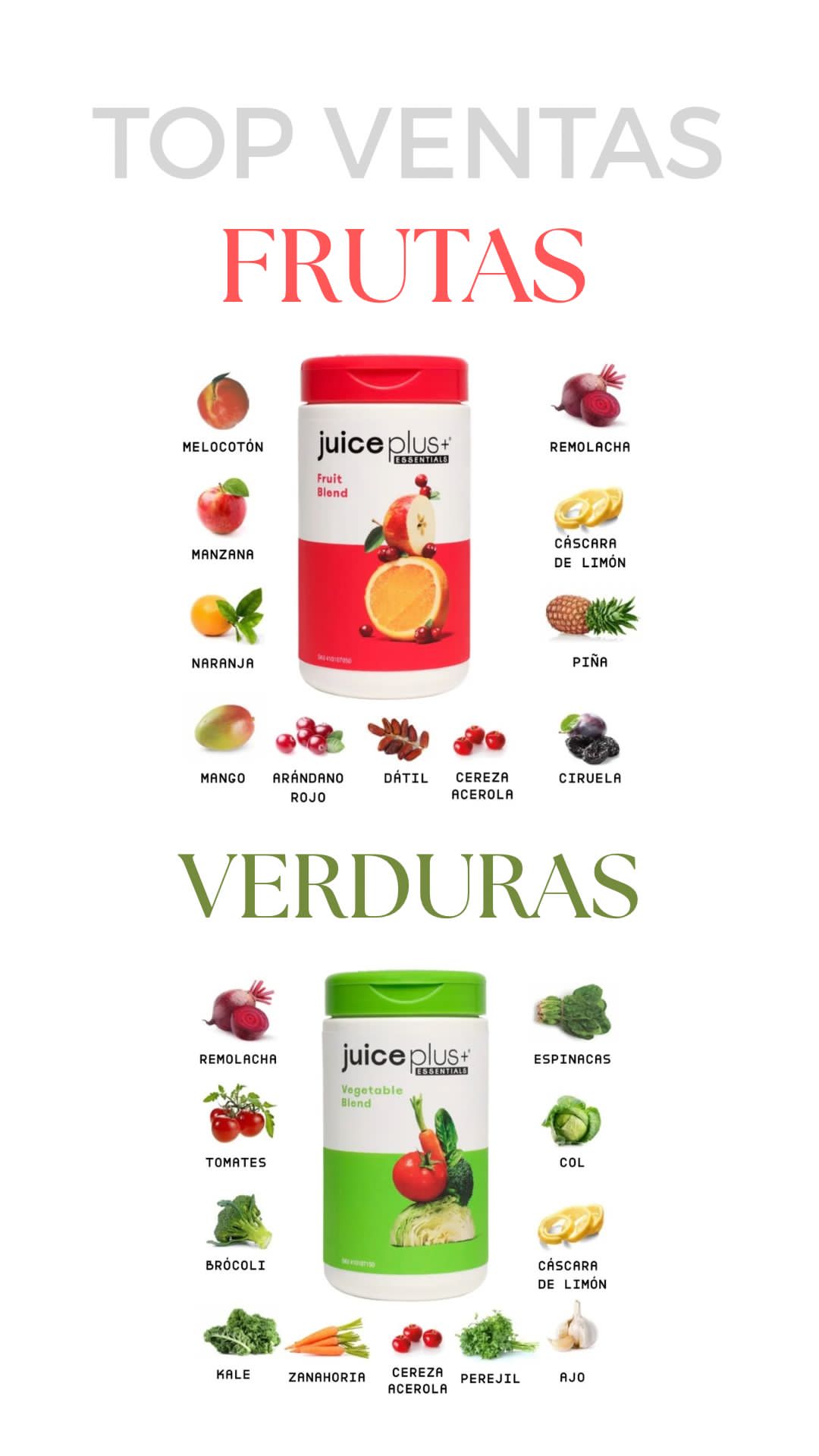 FRUTAS Y VERDURAS